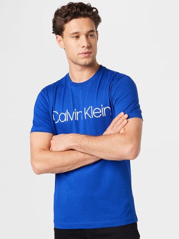 Calvin Klein Regular fit Shirt in Blauw: voorkant