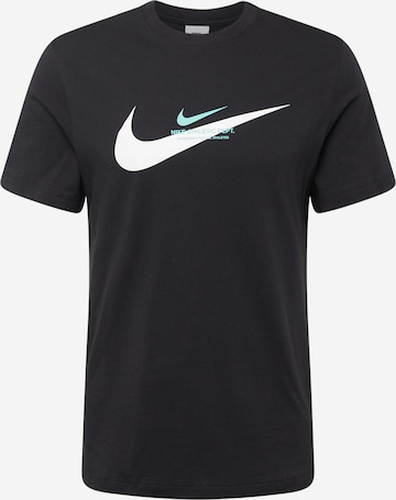 Nike SportswearMajica - crna boja: prednji dio