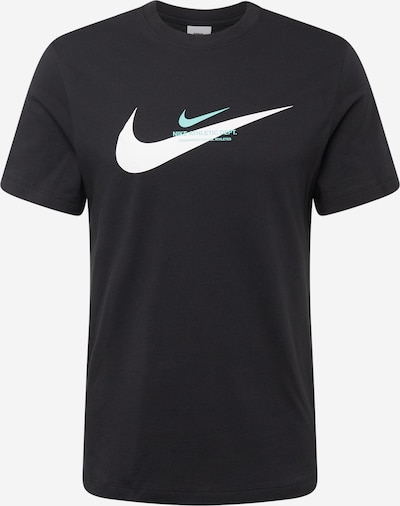 Tricou Nike Sportswear pe turcoaz / negru / alb, Vizualizare produs