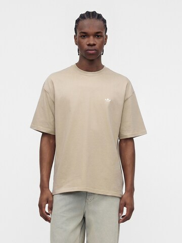 ADIDAS ORIGINALS - Camisa 'Trefoil Essentials' em verde: frente