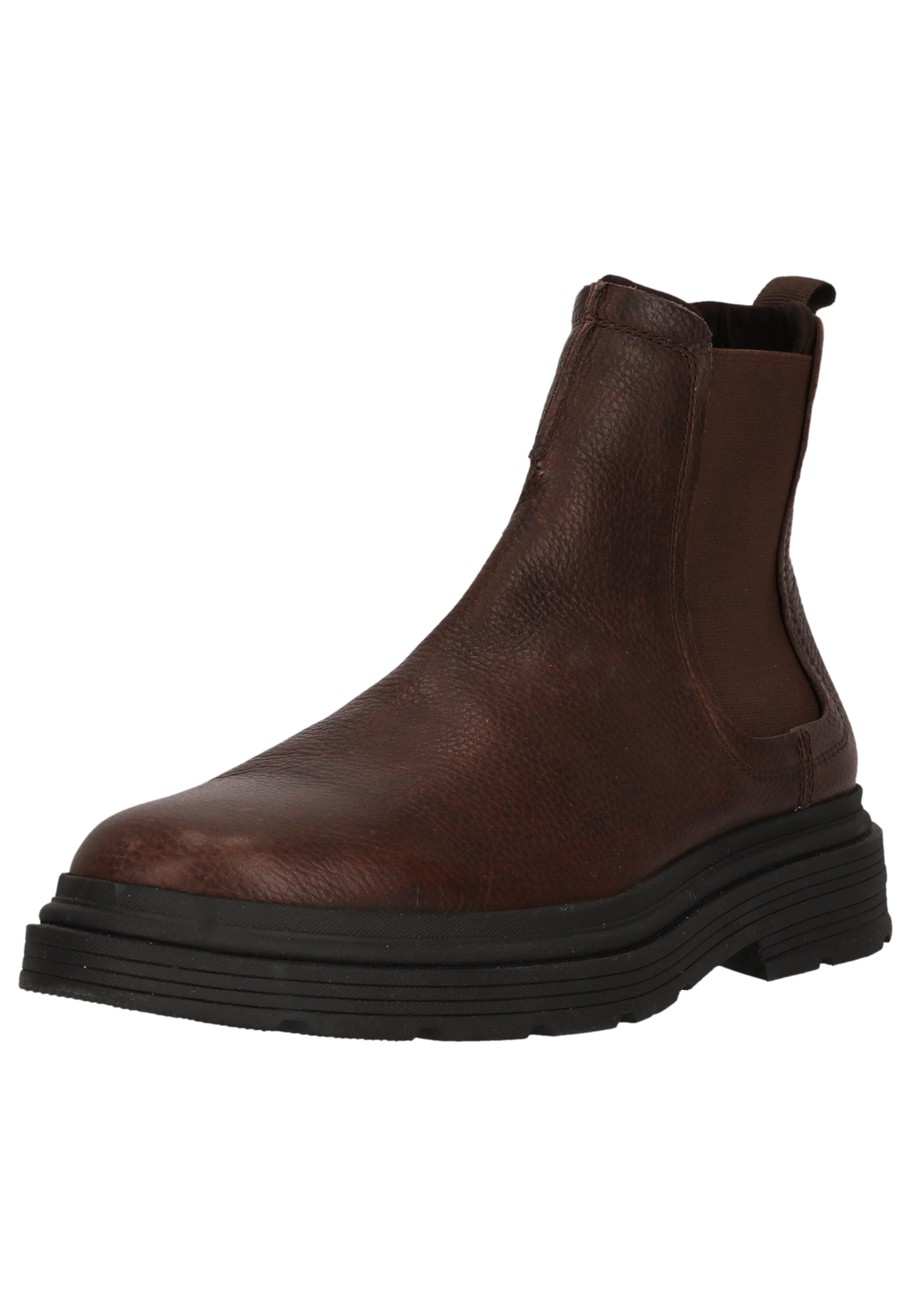 CLARKS Chelsea boots 'Badbury Easy' in Brown: front
