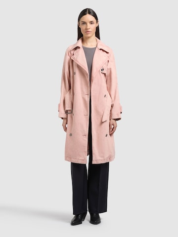Manteau mi-saison 'ENZA' khujo en rose