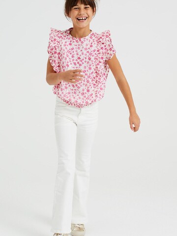 WE Fashion - Blusa en blanco