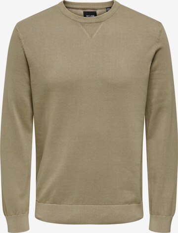 Pullover 'BOVI' di Only & Sons in beige: frontale