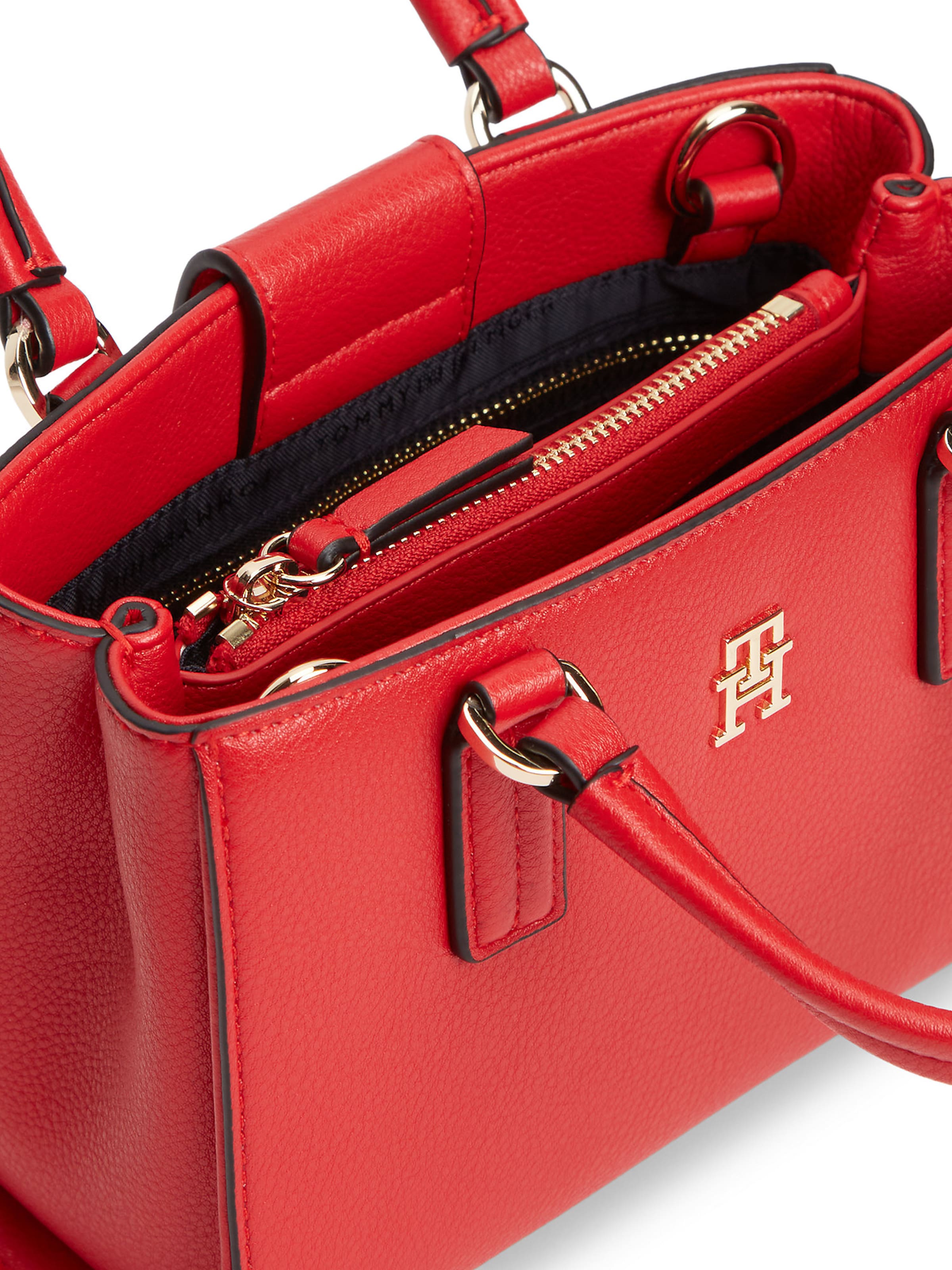 TOMMY HILFIGER Handtasche in Rot