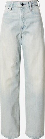 G-Star RAW Široke hlačnice Kavbojke | modra barva: sprednja stran