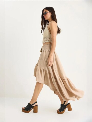 Bianco Lucci - Saia em bege