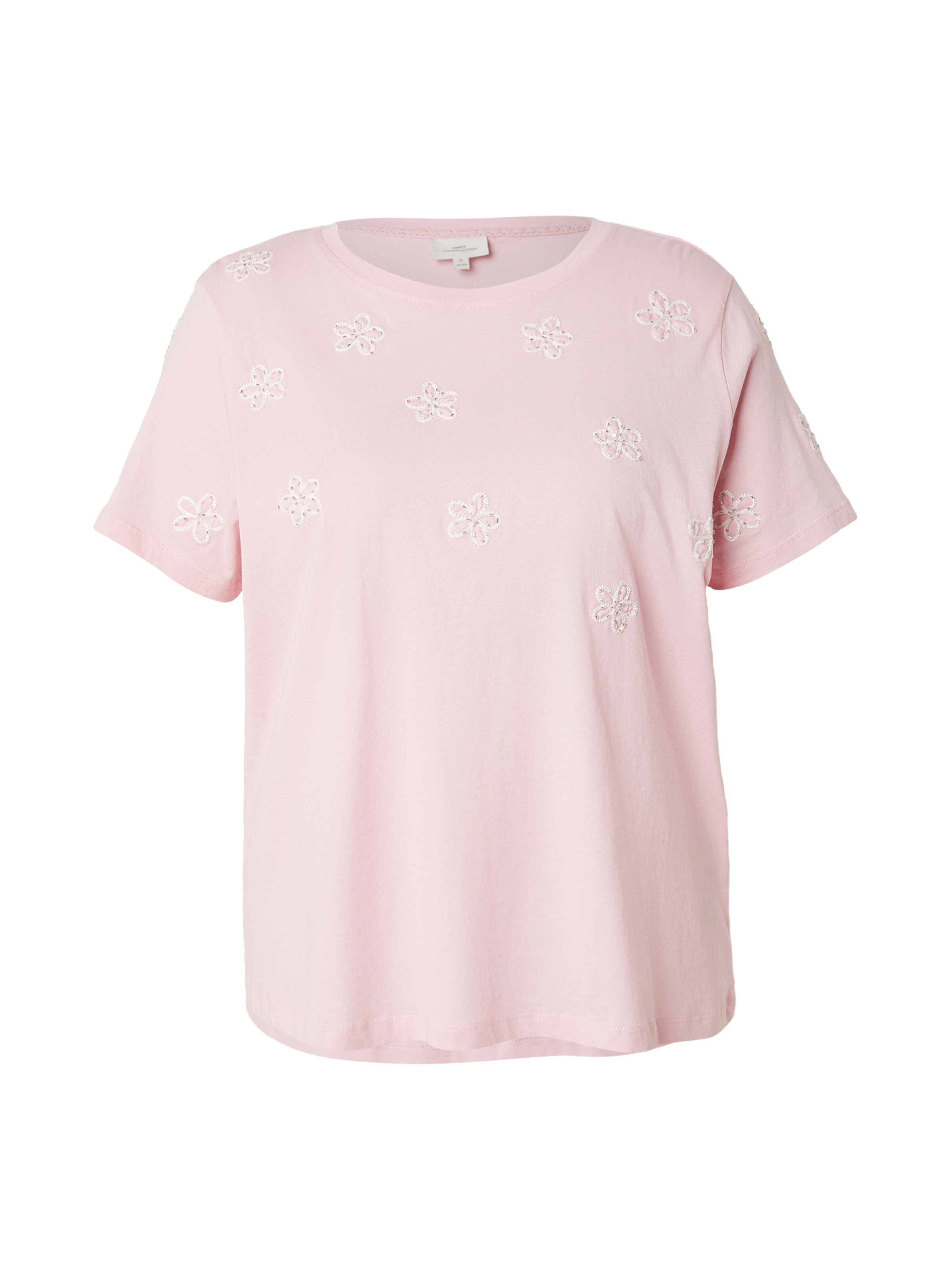 ONLY Carmakoma T-Shirt 'CARDANIELLE' in Pink: Vorderseite