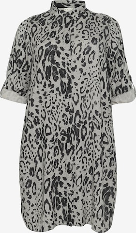 KAFFE CURVE Kleid 'Mille' in Grau: Vorderseite