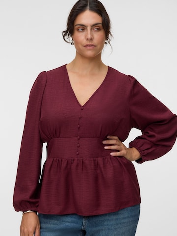 Vero Moda Curve Blouse in Red: front