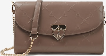 Pochette 'Tyra' di L'Atelier Du Sac in beige: frontale