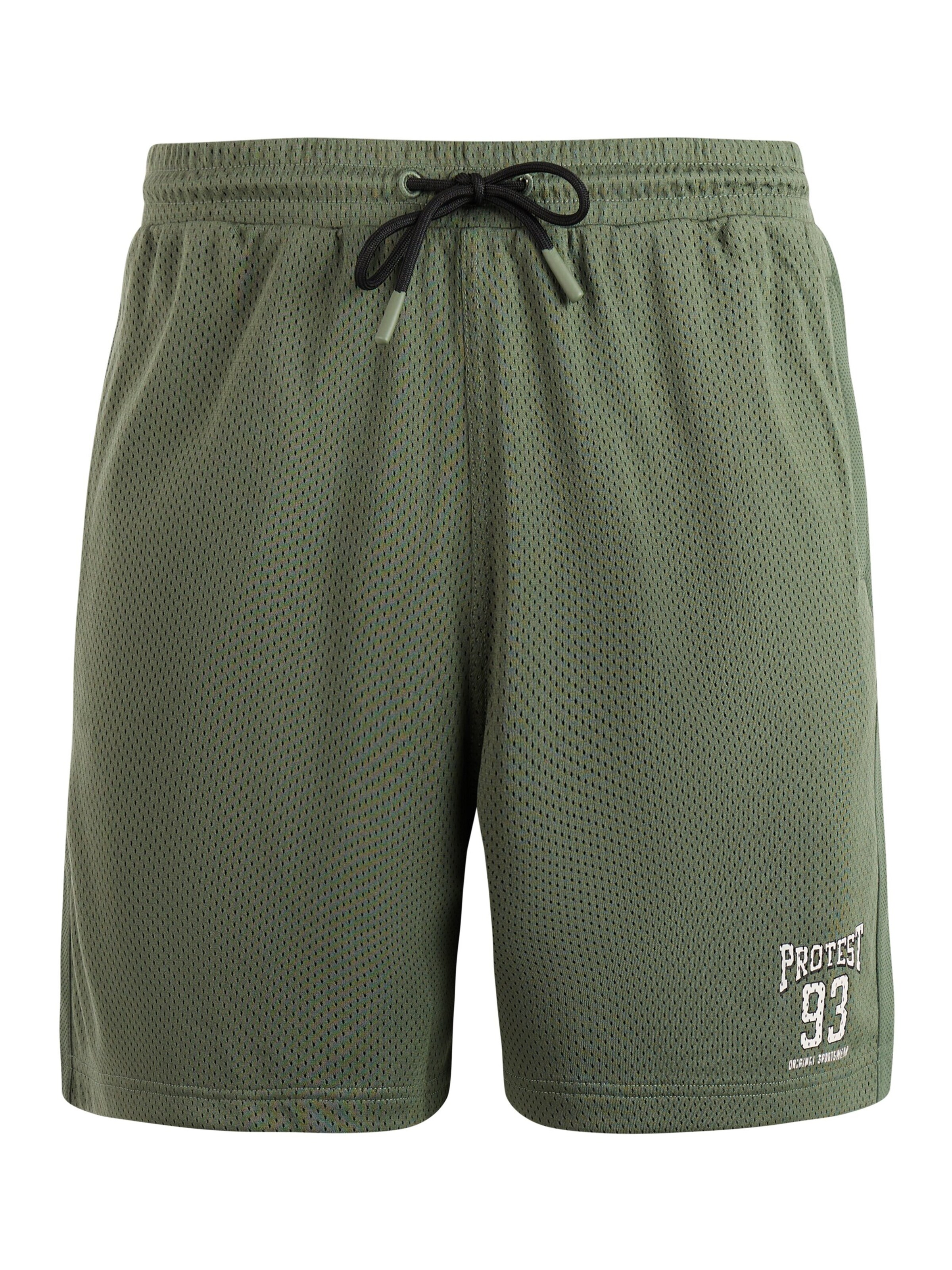 PROTEST Regular Pants 'PRTFrodo' in Green: front