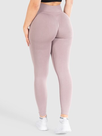 Smilodox Skinny Leggings 'Slayton Scrunch' in Lila