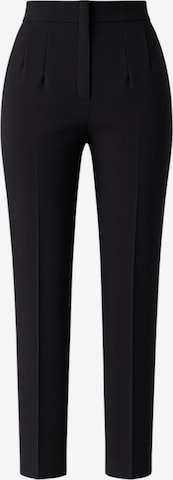 fashionshowcase Pleat-Front Pants 'Alessia' in Black: front