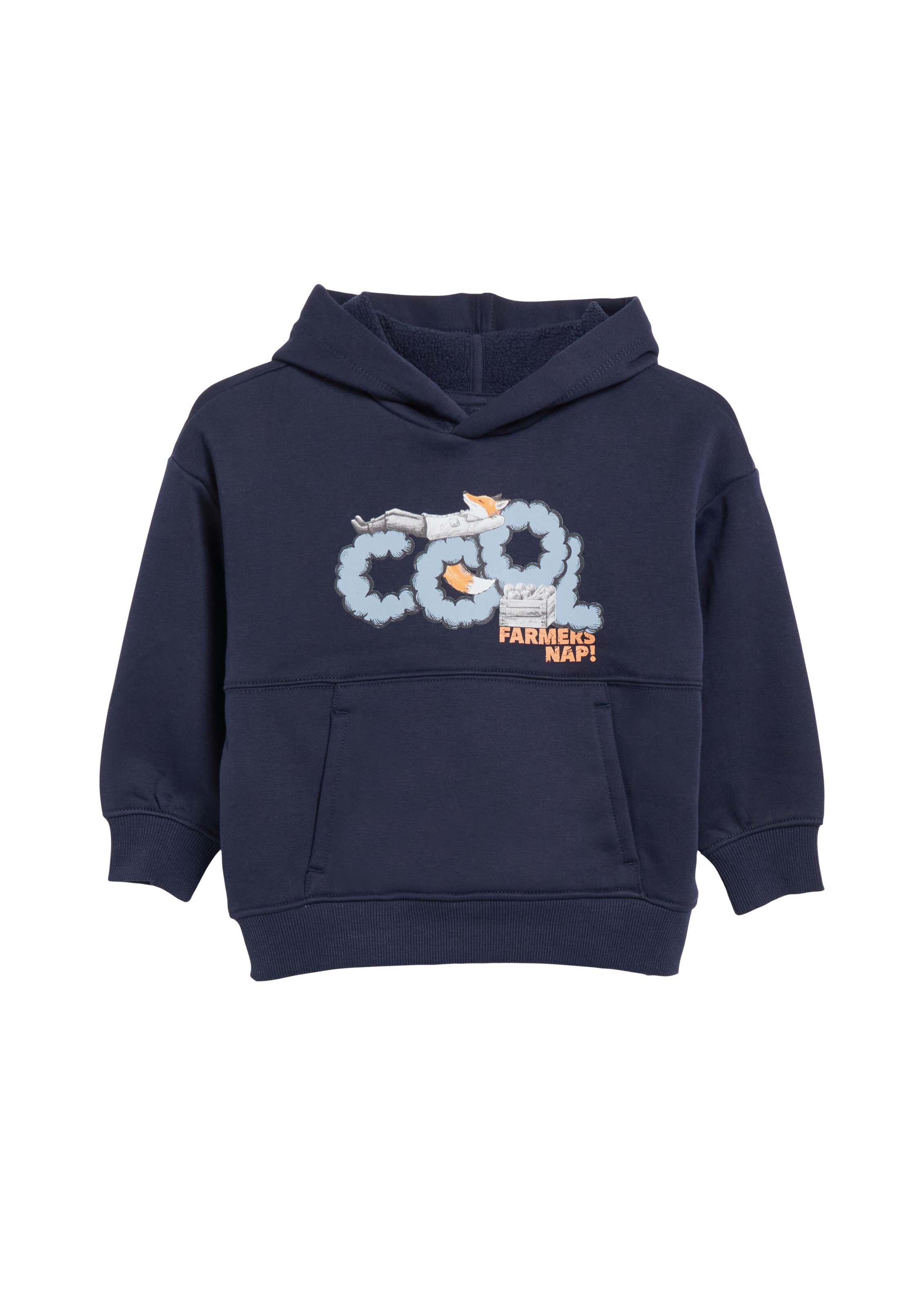 s.Oliver Sweatshirt in Blauw: voorkant