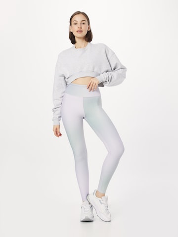 Reebok Skinny Sporthose in Lila