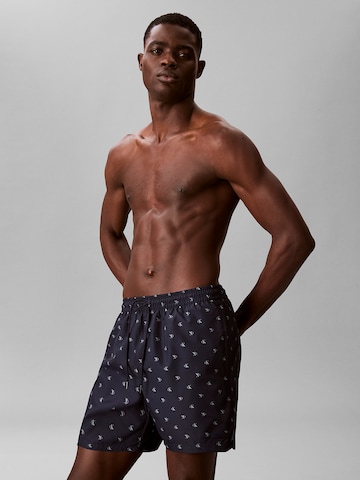Calvin Klein Swimwear Regular Zwemshorts in Blauw