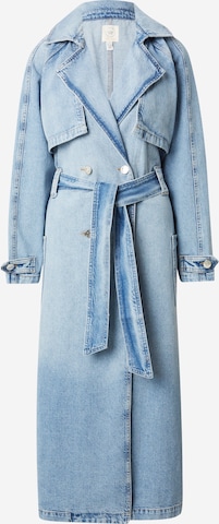 River Island Between-seasons coat in Blue: front