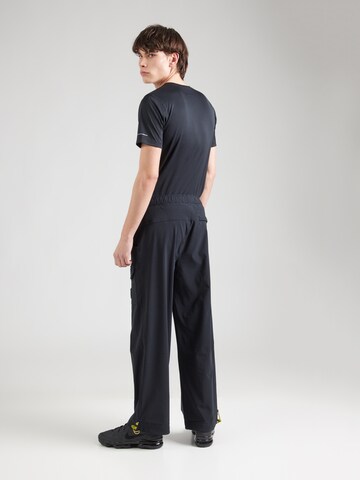 COLUMBIA Tapered Outdoorhose 'Wallowa' in Schwarz: Rückseite