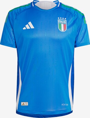 ADIDAS PERFORMANCE Functioneel shirt 'Italy 2024 Home Authentic' in Blauw: voorkant