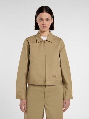 DICKIES Átmeneti dzseki 'EISENHOWER' - barna: elől