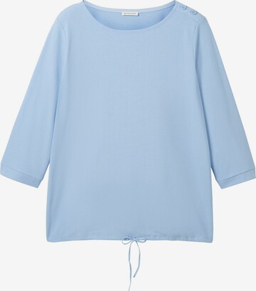 T-shirt Tom Tailor Women + en bleu : devant