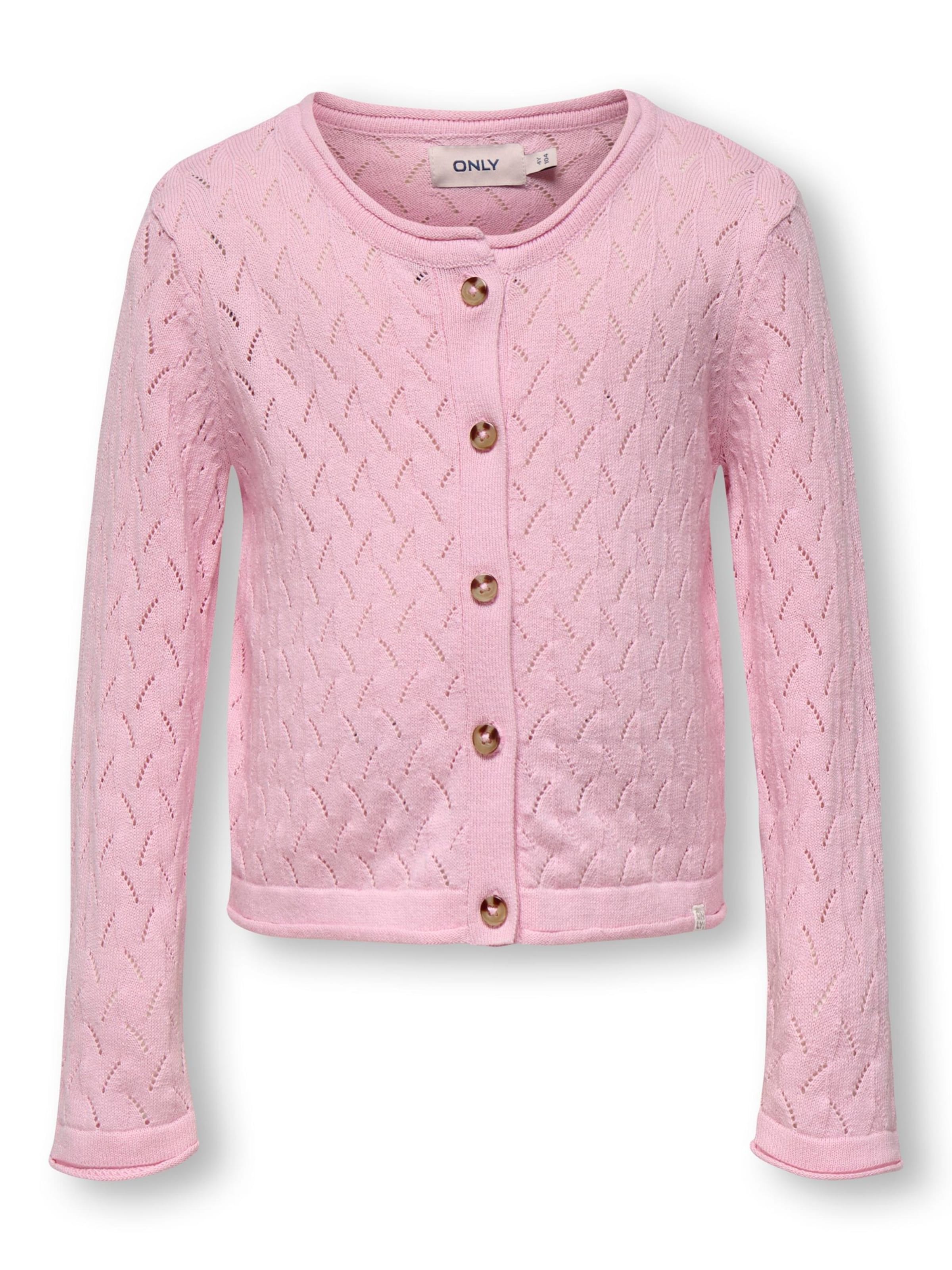 Only Mini Kardigán - rózsaszín: elől