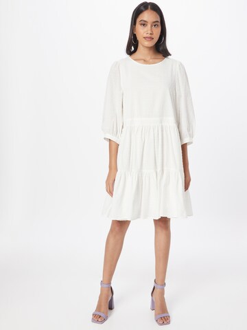 Robe 'Stacia' MSCH COPENHAGEN en beige : devant