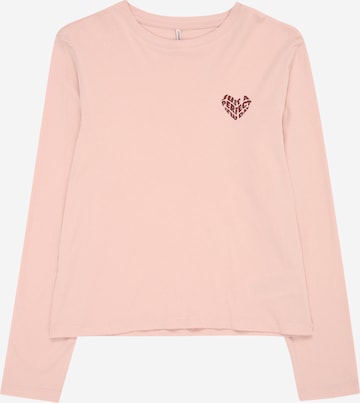rožinė ONLY GIRLS Marškinėliai 'KOGLUX': priekis