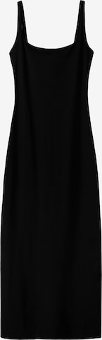 Bershka Šaty – černá: přední strana