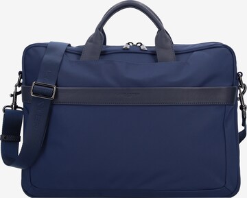 LANCASTER Laptop Bag 'Basic Sport' in Blue: front