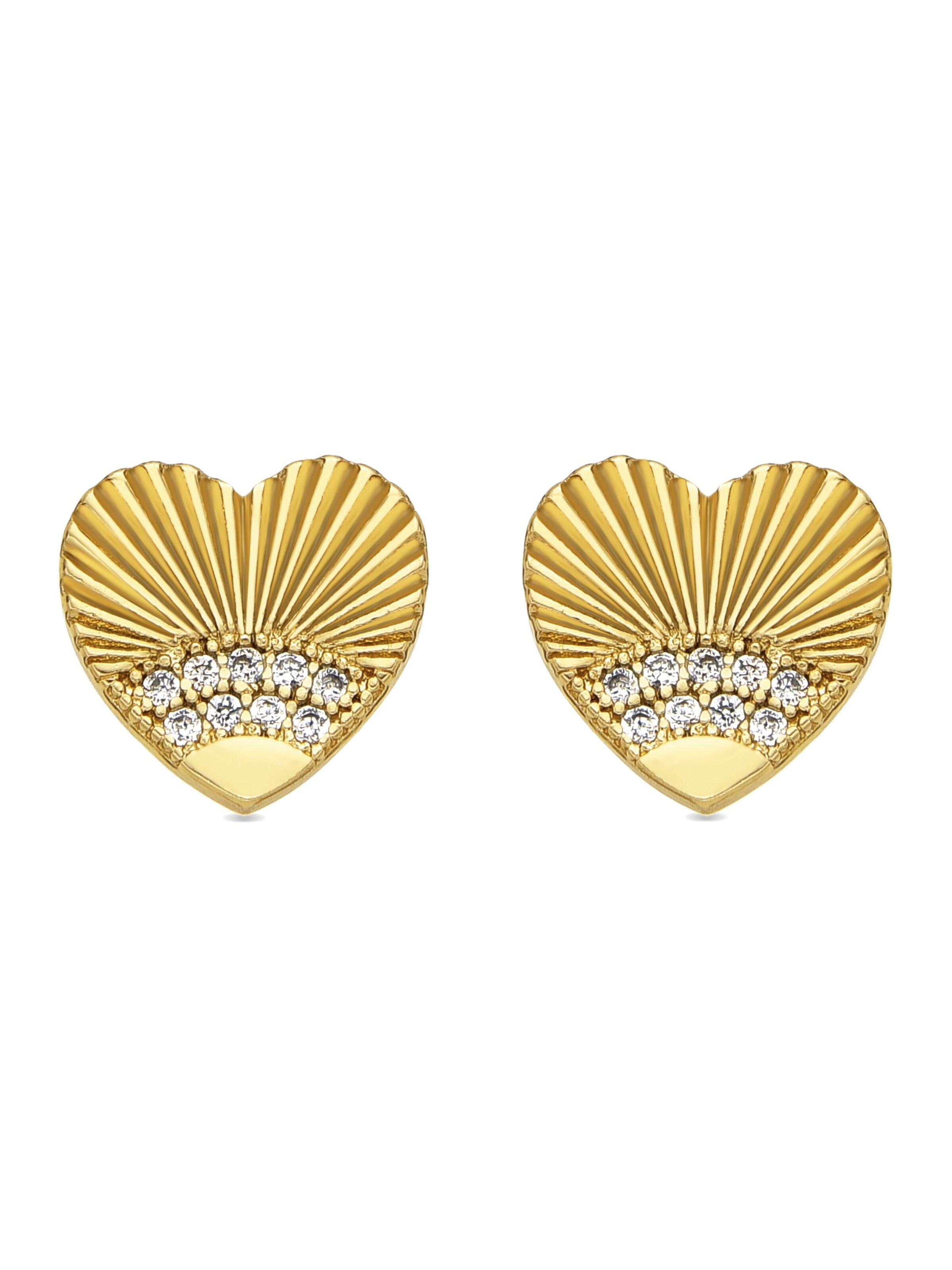 Boucles d'oreilles 'Kripo' Luxenter en or : devant