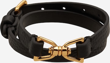 Coccinelle - Pulsera 'CARRIE' en negro: frente