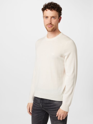 BOSS - Pullover 'Botto' em branco: frente