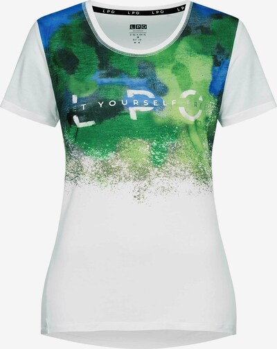 LPO T-Shirt 'Giulia' in mischfarben / weiß, Produktansicht
