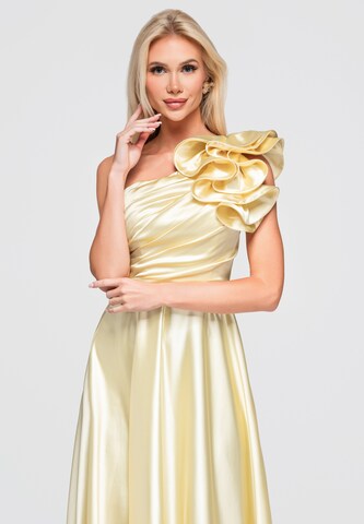 Ombre Abendkleid in Gelb