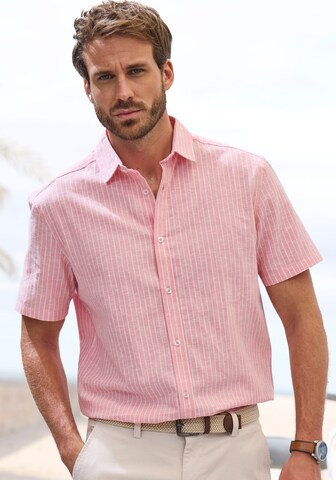 JOHN DEVIN - Regular Fit Camisa em vermelho: frente