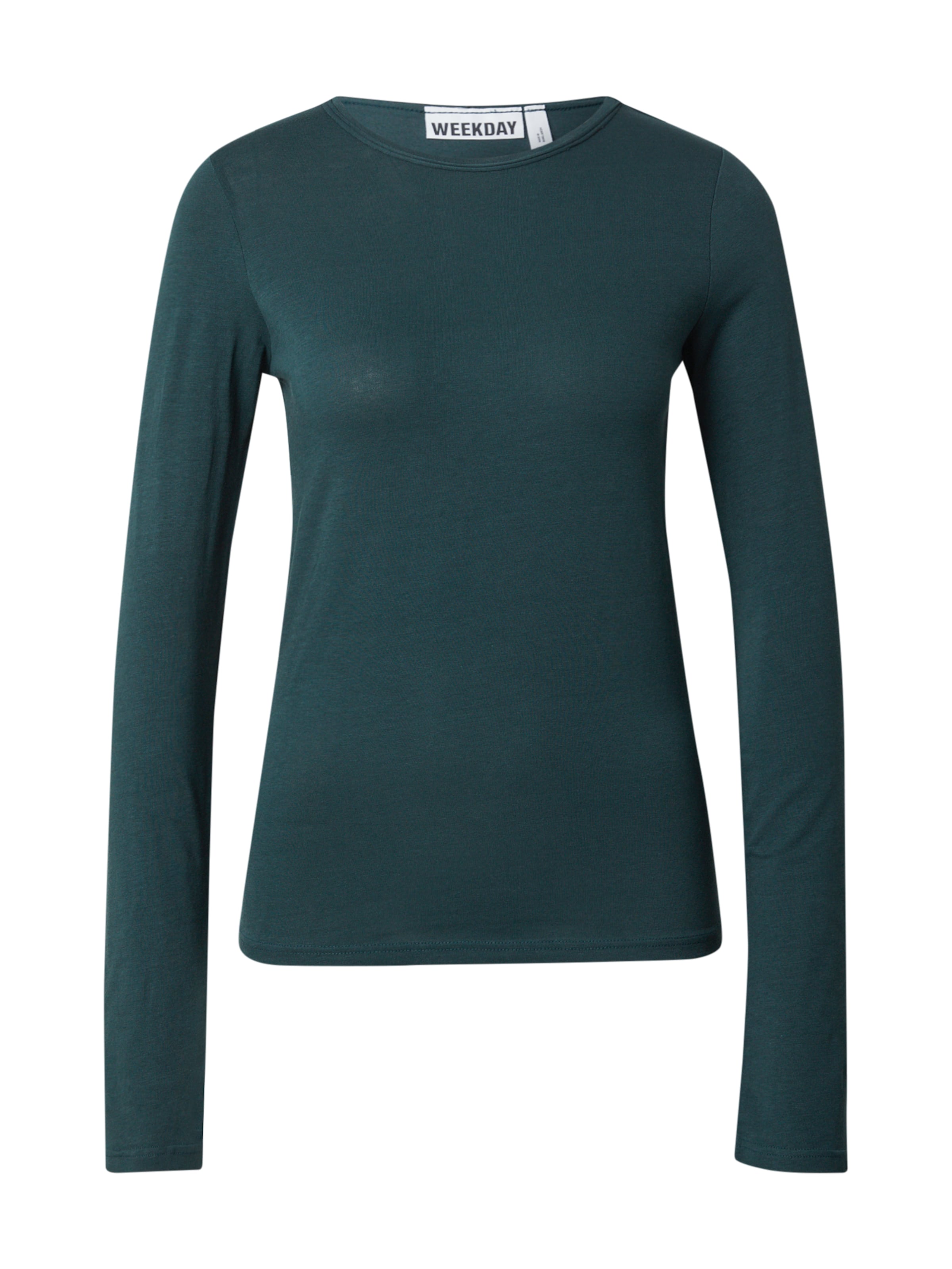 WEEKDAY Футболка 'Debbie' в Зеленый: спереди