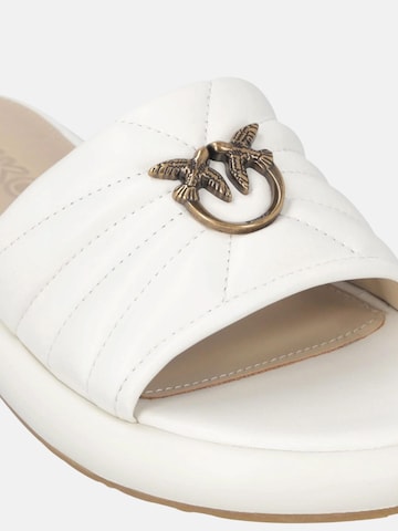 PINKO Innesko 'PINKO FIONA 03 SLIPPER NAPPA Scarpe' i vit