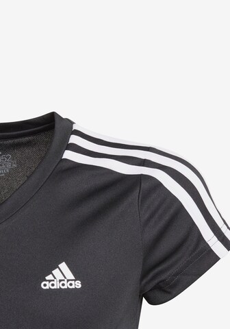 Tricou funcțional '3-Stripes' de la ADIDAS SPORTSWEAR pe negru