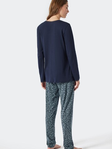 SCHIESSER Pyjama in Blau