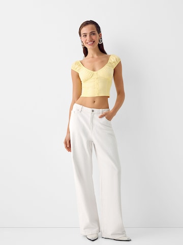 Haut Bershka en jaune