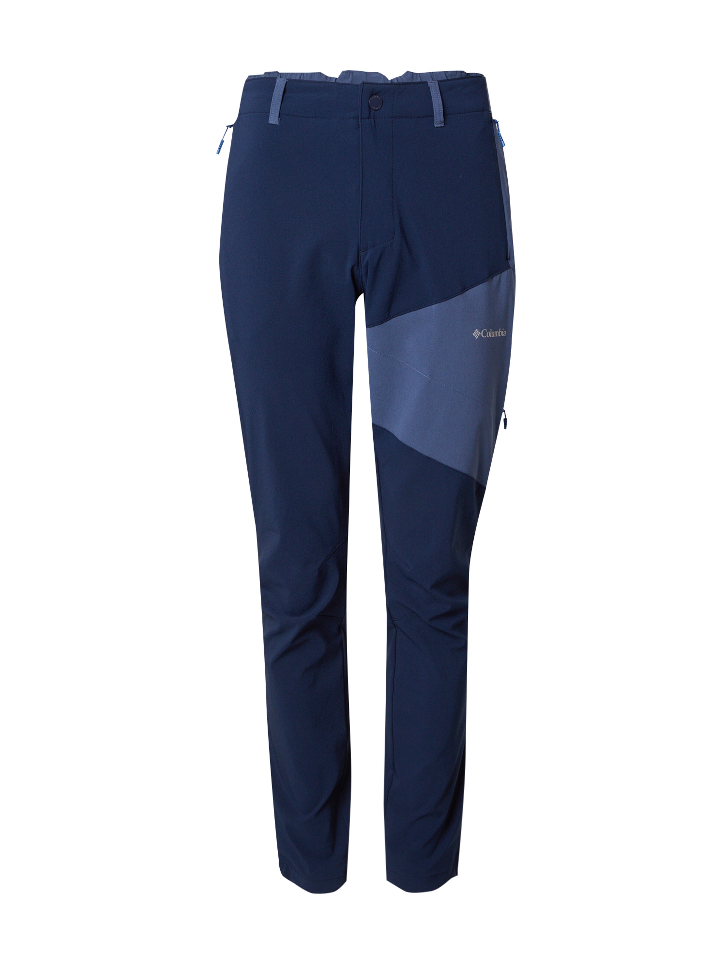 COLUMBIA Regular Ulkoiluhousut värissä sininen: etupuoli