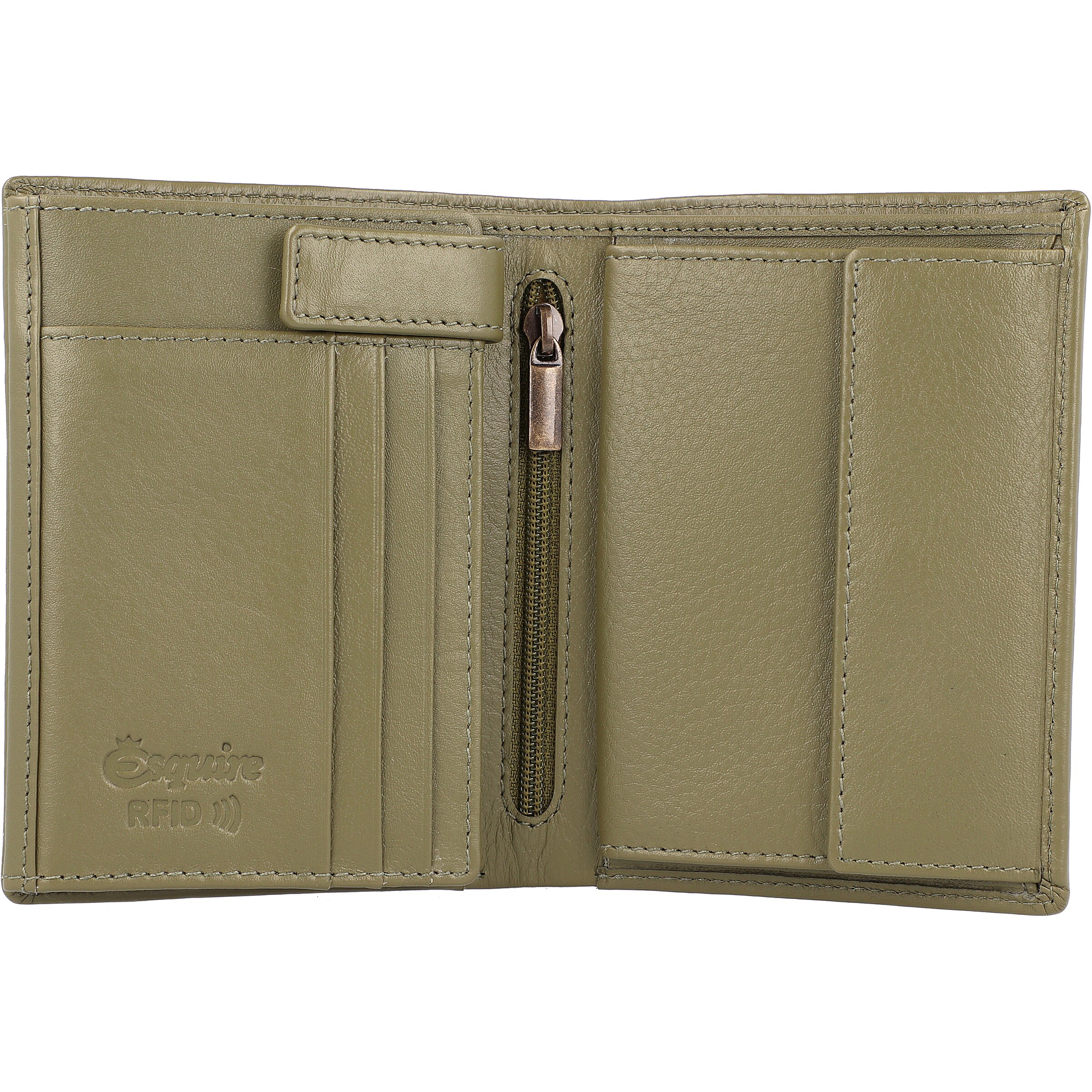 Esquire Wallet 'Peru' in Green