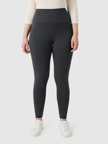 Les Lunes Skinny Leggings 'Luna' i grå: forside