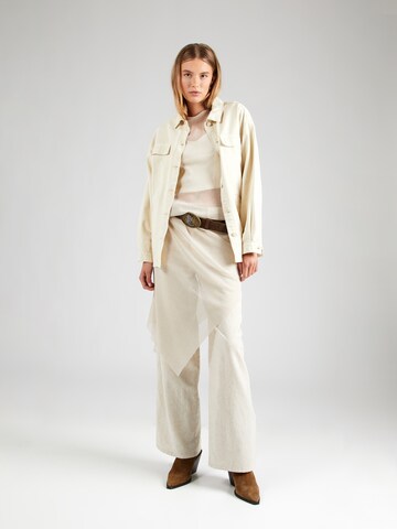 Loosefit Pantaloni 'Astro' di WEEKDAY in beige