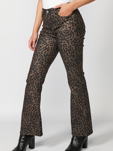 Flared Jeans di KOROSHI in marrone