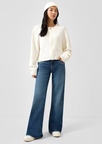 QS Wide leg Jeans 'Catie' in Blauw: voorkant