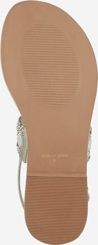 River Island Sandaal in Goud