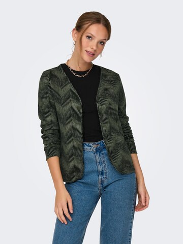 ONLY Knit cardigan 'TORA' in Green: front